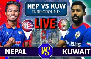 हङकङ टी-२० सिरिजमा कुवेतले दियो नेपाललाई१८६ रनको चुनौती