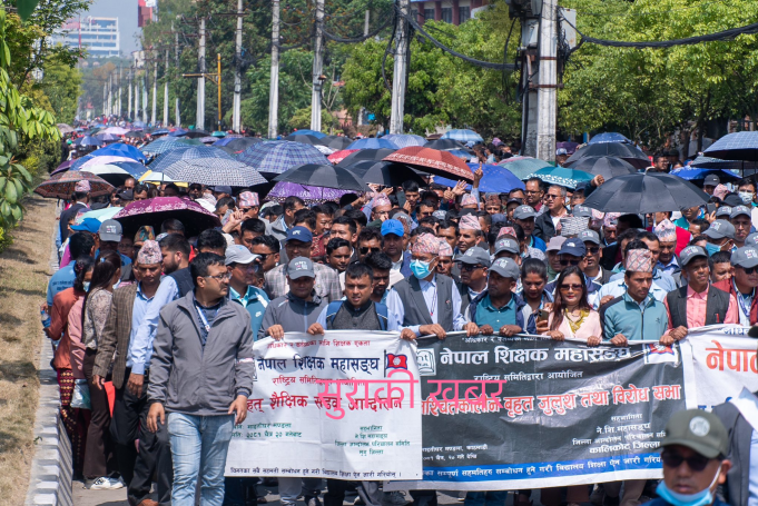 शिक्षकको आन्दोलन सहमति नजिक : शिक्षा मन्त्रालयले सात बुँदे प्रस्ताव मन्त्रिपरिषद्मा लैजाने तयारी