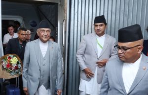 प्रधानमन्त्री ओलीलाई म्याड्रिडमा भव्य स्वागत