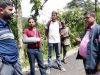 पिच गरेको एक महिनामै सडक भत्कियो, उपाध्यक्ष र वडाध्यक्षको नेतृत्वमा अनुगमन