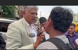 वरिष्ठ अधिवक्ता शम्भु थापाद्वारा पत्रकारमाथि हातपात