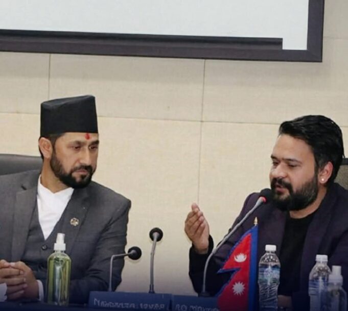 रास्वपा सभापति रबि लामिछाने र मेयर बालेन्द्र शाहबीच भेटवार्ता