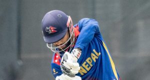 नेपालले १८५ रनको लक्ष्य पछ्याउँदै, ५५ बलमा ८७ रन चाहिन्छ