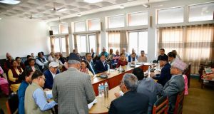 माओवादी केन्द्रको संसदीय दलको पूर्ण बैठक सिंहदरबारमा बस्दै