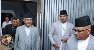 प्रधानमन्त्री ओलीलाई म्याड्रिडमा भव्य स्वागत