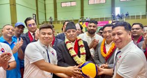 एपीएफलाई प्रचण्ड कप महिला भलिबलको उपाधि