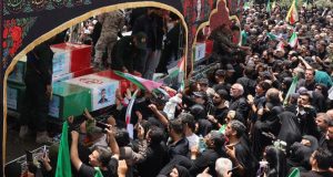 तेहरानमा इजरायलसँगको युद्धमा मारिएका कमाण्डर र वैज्ञानिकहरूको राजकीय अन्त्येष्टि