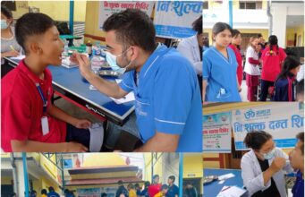 बिश्नुदेवी शिक्षा सदनमा एक दिने निःशुल्क दन्त शिविर सम्पन्न