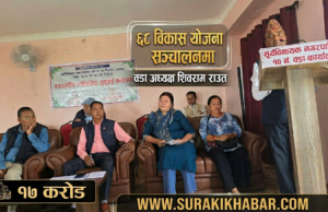 सूर्यविनायक–१० मा १७ करोडका ६८ विकास योजना सञ्चालनमा : वडा अध्यक्ष राउत
